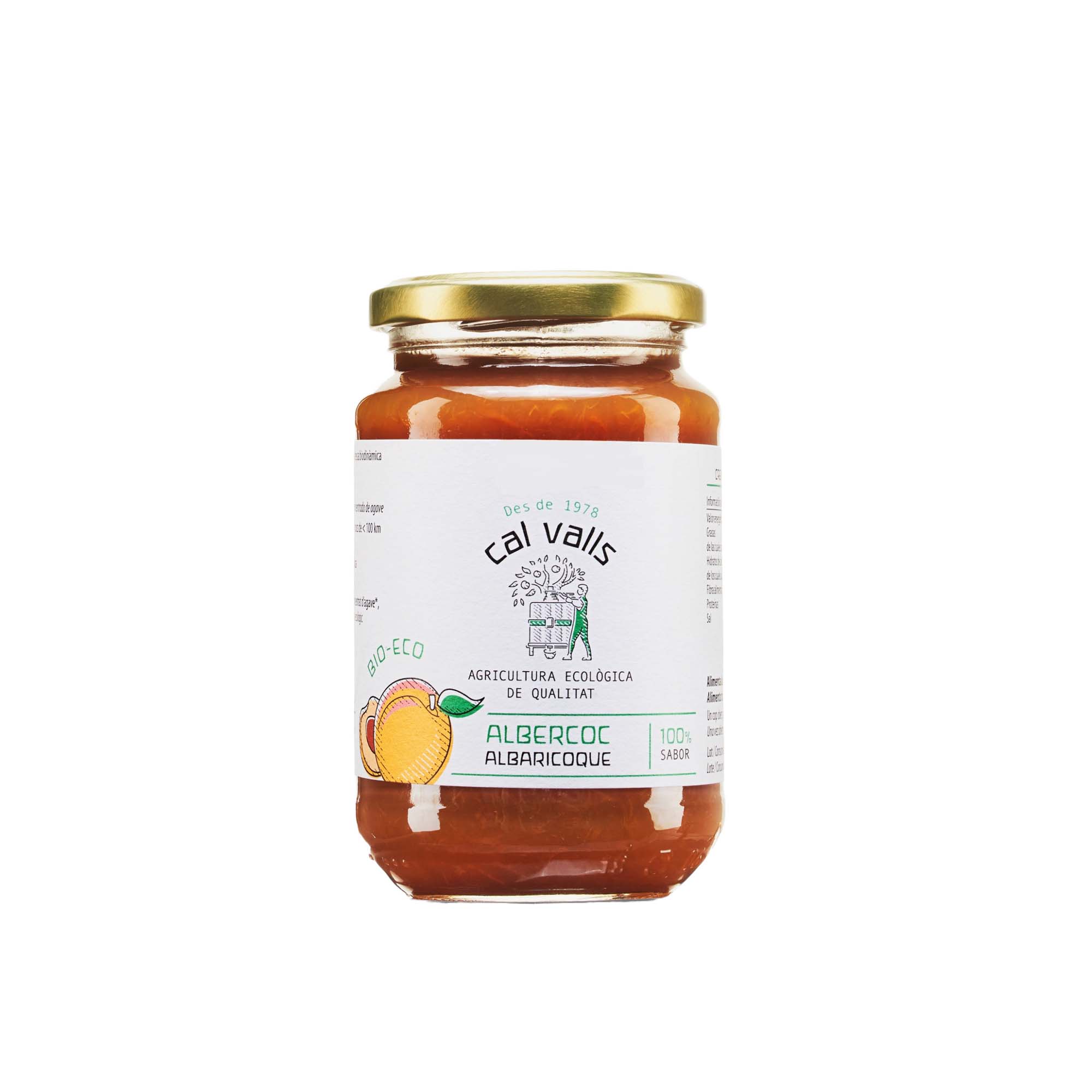 Confitura d'albercoc 375g
